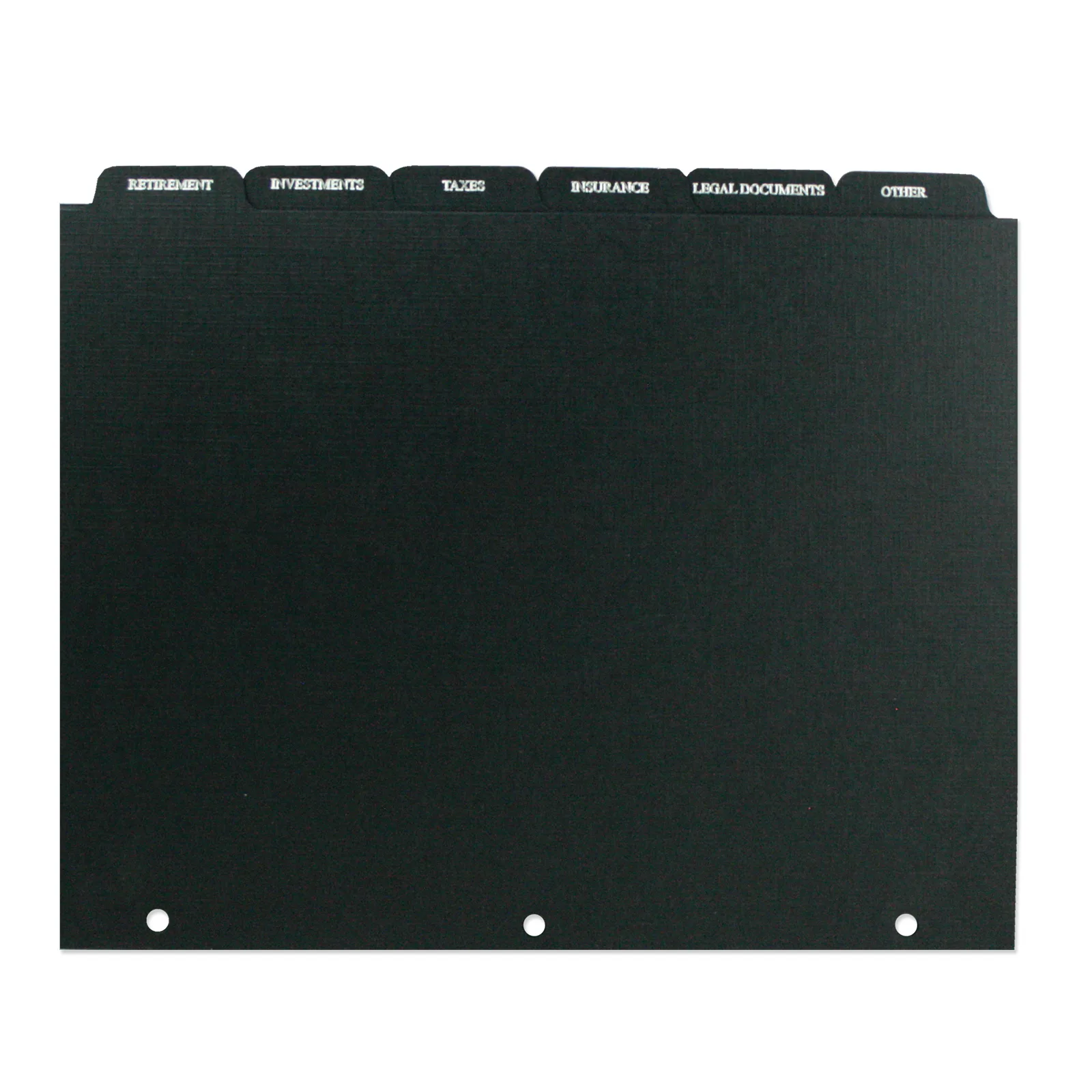 Custom Tabs & Dividers