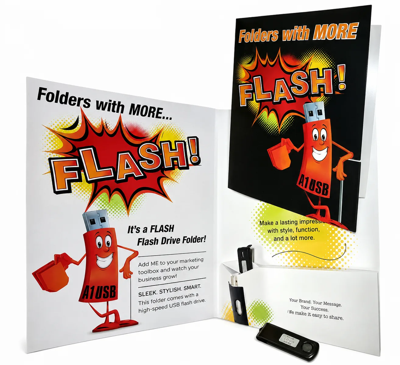 Flash Drive Folders / Slits