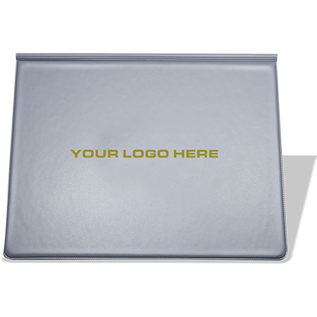 Standard grey vinyl single panel diploma holder
