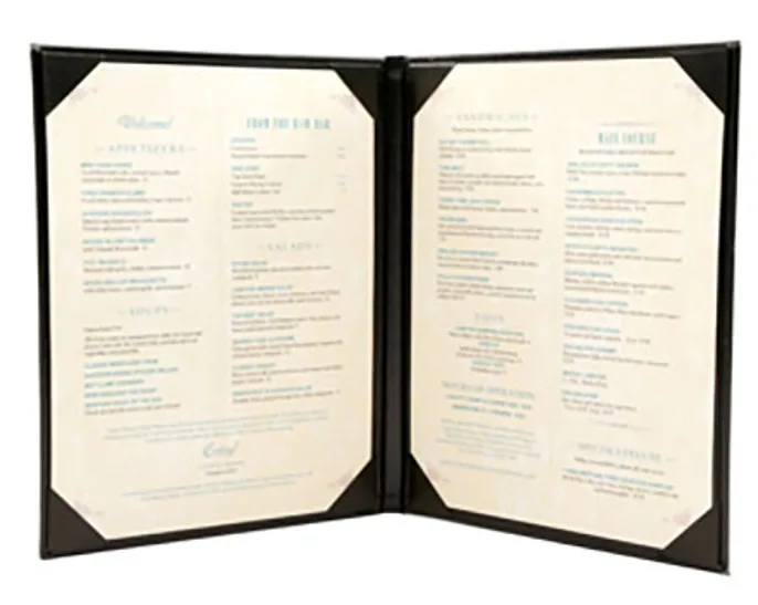 Menus and Check Holders