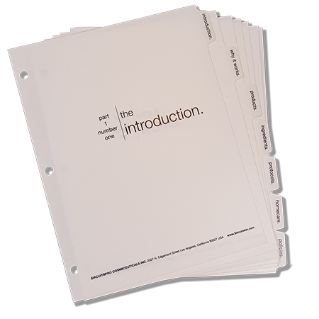 Poly index tabs