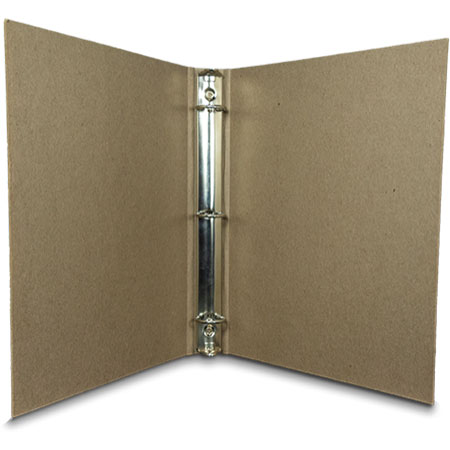 Kraft recyclable binder — inside