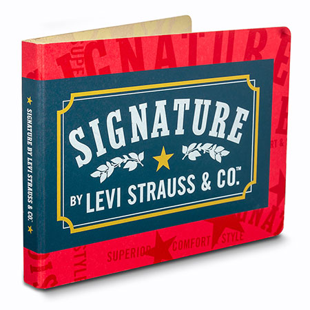 Screen printed kraft binder