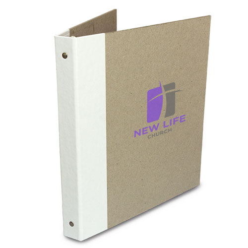 New Life kraft binder — front