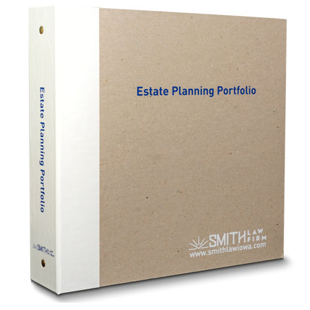 Smith Law kraft binder — front