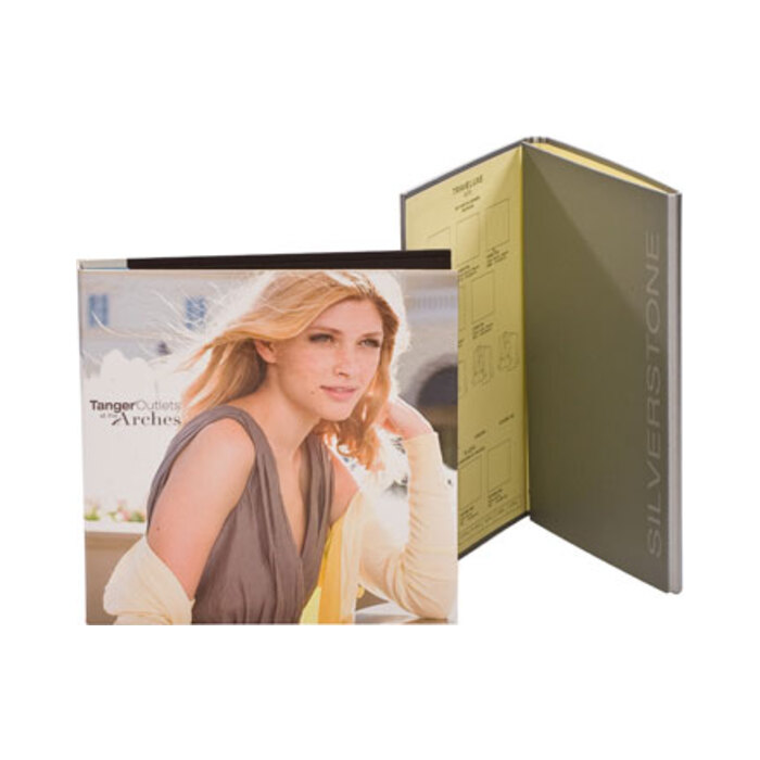 Litho wrap turn edge binder