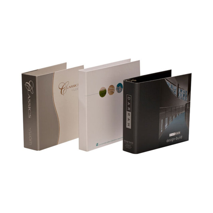 Litho wrap turn edge binder example 6