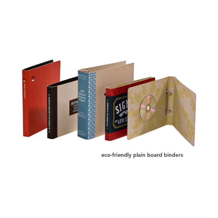 Litho wrap turn edge binder example 8
