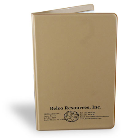 Junior vinyl padfolio printed 1-color