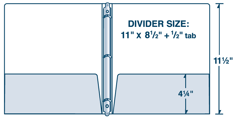 88-01 Binder with Two Pockets