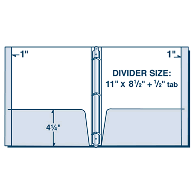 88-71 Two Pocket Binder with Reinforced Edges