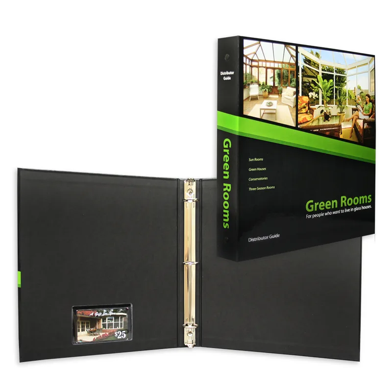 D-86-02 Digital Print Short Run Turned Edge Binder