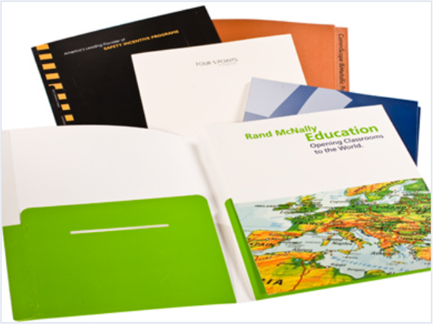 Custom pocket folders