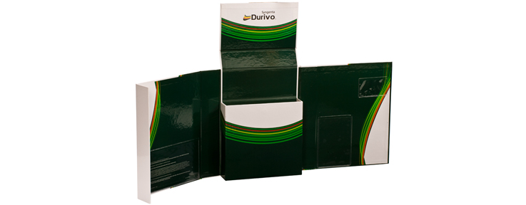 Custom turned-edge specialty packaging example 2 — boxes, trays and presentation cases