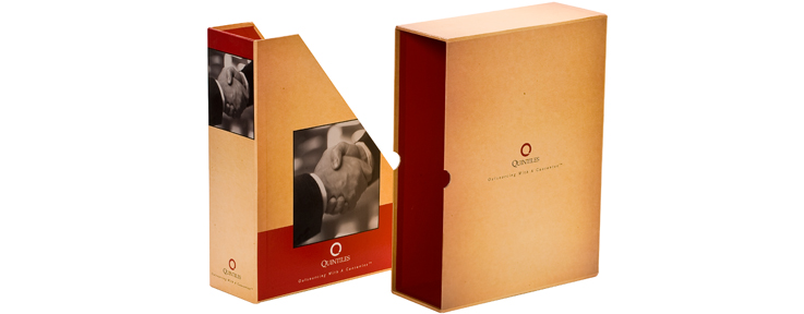 Turn-edge litho presentation box