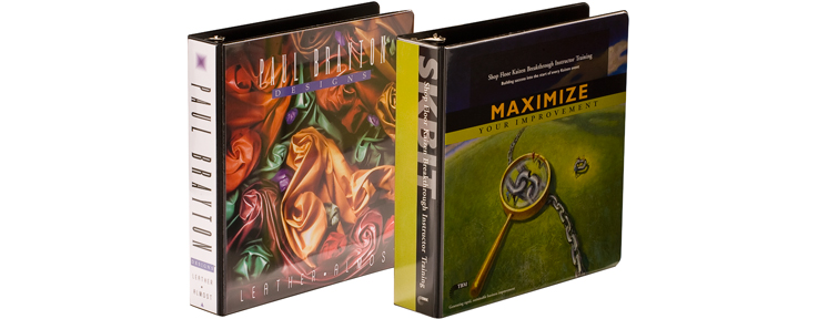 Entrapment binder with sealed graphics