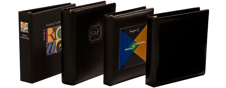 Vinyl binder finish options