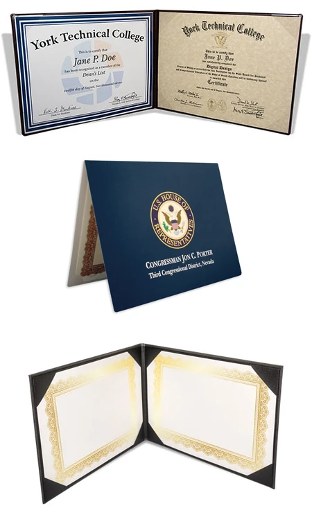Selecting the Perfect Diploma Holder: Standard Vinyl vs. Premium Turned Edge