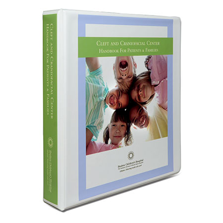 Cleft Binder Digital Print Direct to Vinyl (front)